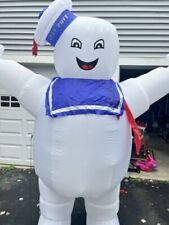 Huge Gemmy Ghostbusters Stay Puft Marshmallow Man Airblown Inflatable 8 Ft Tall picture