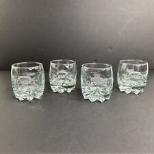 McCormick’s Genuine Irish Etched Lowball Rocks Whiskey Glasses Heavy Set Of 4 picture