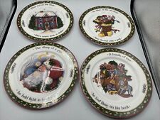 SERIES 3 A Christmas Story Susan Winget International China 4 Salad Plates  picture