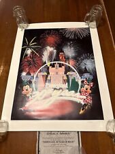 Disneyland Poster “30th Anniversary” Signed by Charles Boyer with COA picture