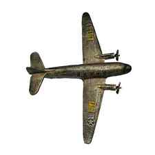 Vintage Large Cast Iron WW 2 Douglas Twin Engine Bomber Airplane Model 1940s picture
