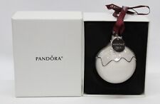 NEW PANDORA Limited 2018 Christmas Holiday Porcelain Ornament New in Box picture