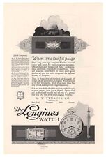 1925 Longines pocket watch ORIGINAL AD wristwatch Wittnauer Observatory vtg '20s picture