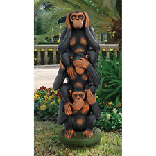 Grand Scale Monkey Trio Hear No Evil, See No Evil, Speak No Evil, Sculpture picture