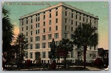 Ymca Building Jacksonville Florida Fl Antique Divided Back Postcard picture