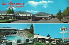 Lu-Ann Motel & Sambo’s Restaurant 1970s Ukiah California Vintage Postcard picture