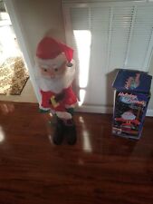 GEMMY HOLIDAY GIGGLE TALK OVER 2 1/2 FEET TALL READ WORKING  picture