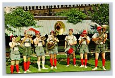 Vintage 1960's Postcard Bavarian Festival Om-Pah-Pah Band Frankenmuth Michigan picture