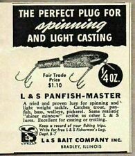 1951 Print Ad L&S Panfish-Master Fishing Lures Bradley,Illinois picture