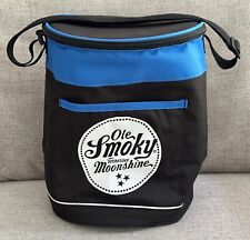 Ole Smoky Tennessee Moonshine Cooler Insulated Blue Black 11 Inch Tall Great picture