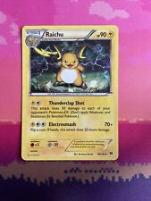 Pokemon Card Raichu Breakthrough Cracked Ice Holo Rare 49/162 Near Mint picture