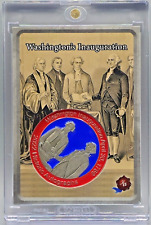 2022 Historic Autographs Washington's Inauguration Chronicles Coin GWCC-14 *READ picture