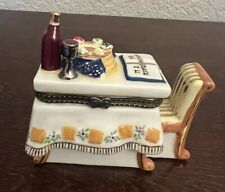 Vtg Jacob Rosenthal Judaica Collection Hinged Trinket Box Passover Seder Table picture