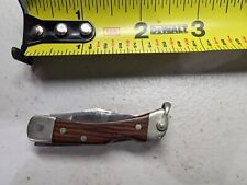 Vintage Uncle Henry Schrade+ LB-1 Lockback Single Blade Mini Pocket Knife USA picture