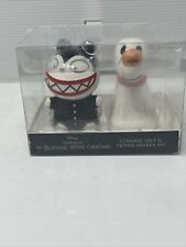 Disney The Nightmare Before Christmas Zero & Teddy Ceramic Salt & Pepper Shakers picture