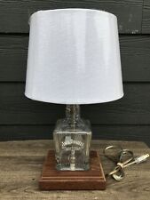 Jack Daniels Bottle Lamp, Upcycled Lamp, Unique Accent Lamp Man Cave Pool Room picture