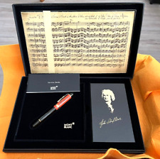 Montblanc J. Sebastian Bach Fountain Pen with Box, Music Notes, and Book (NEW) picture