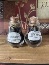 Wicca Black Rice Resuable Potion Bottle Revengs, Hexes,Reverse Hexes,Curses picture