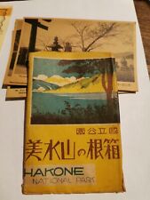 Vintage 1940s Hakone National Park, Japan Postcard Set Mount Fuji Occupied WWII picture
