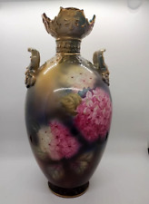GORGEOUS Antique Royal Bonn Germany Hand Painted Vase Hydrangeas picture