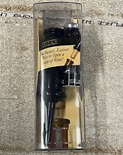 Vintage Cork Pops Original Wine Bottle Opener, Black, copyright 2002  NIP picture
