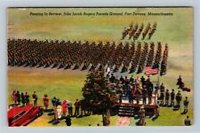 Fort Devens, MA-Massachusetts, John Jacob Rogers Parade, Vintage Postcard picture