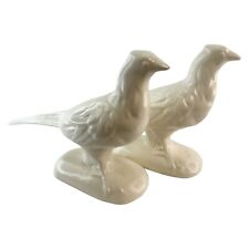 Vintage Pheasants Bird Figurine White 10