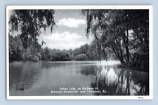 1940'S. CLOVERPORT, KY. INDIAN LAKE. HWY 60. POSTCARD 1A37 picture