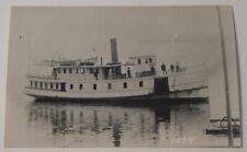 Steamship Steamer TREMONT real photo postcard RPPC picture