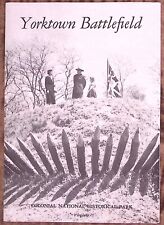 1957 YORKTOWN BATTLEFIELD VA COLONIAL HISTORICAL PARK FOLD OUT BROCHURE Z3986 picture