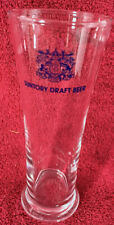 Suntory Draft Japanese Imperial Logo'd Graphics Pint Beer Glass 7.25x 2.5” picture