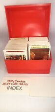  Betty Crocker Recipe Card Library Index Box 1971 Instructions Set  Extra Cards  picture