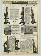 1936 PAPER AD Wollensak Bausch & Lomb Microscope Rifle Scope Spotting Pocket picture