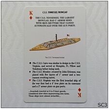 Arms and Armaments Civil War C.S.S. Tennessee Ironclad Playing Card (SC3) picture