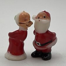 Vintage Christmas Kissing Santa and Mrs Claus 1.5