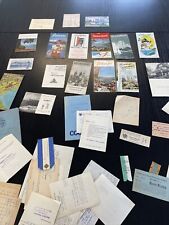 Vintage Switzerland-austria Tourist Pamphlets Receipts Tickets 1937 Onwards  picture