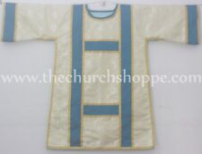 Spanish Dalmatic Metallic Gold vestment,Deacon's stole & maniple ,chasuble,NEW picture
