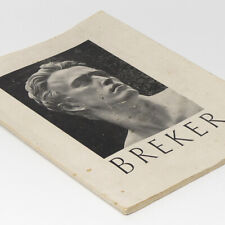 German Sculptor Arno Breker Book 1943 w/25 photos Germany WW2 Art Busts Soldiers picture