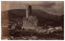 France, La Turbie, Ruines de la Tour, Vintage print, ca.1880 Vintage print ti picture