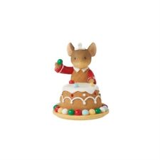 Tails With Heart 6015291 FINISHING TOUCH Resin Figurine, 2024 Gingerbread Mice picture