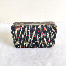 Vintage Black Red White Color Graphics Parry's Confectionery Advertising Tin T91 picture