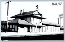Hayward California CA Postcard SOU PAC Depot Station c1950's Unposted RPPC Photo picture