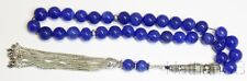 Luxury Prayer Worry Beads tesbih Thailand Sapphire & Sterling - XXR Collector's picture