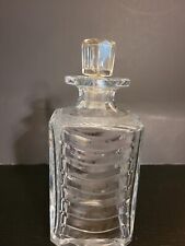 ROYAL BRIERLEY HEAVY CUT CRYSTAL DECANTER SWAG PATTERN, STICKER picture