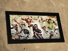 Marvel Avengers Framed Wall Art - Black Frame - Brand New picture