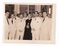 APOSTILIC NUNCIO MONSIGNOR CARUANA & CUBAN PERSONALITIES CUBA 1936 Photo Y 313 picture