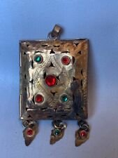 A Genuine Rare Ancient Silvered Decorated Viking Amulet Artifact Authentic picture