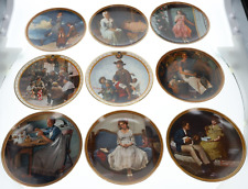 14-Set Norman Rockwell Ltd. First Edition Plates Fine China w/Certifications picture