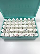 Vintage Avon Turquoise Salesman Sample Case With 40 Unused Lipstick Samples A17 picture