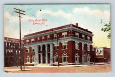 Peoria IL, Creve Coeur Club, Rooster, Grand Entry, Illinois Vintage Postcard picture
